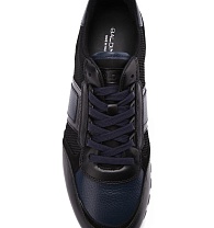 Черно-синие кроссовки U3A821
