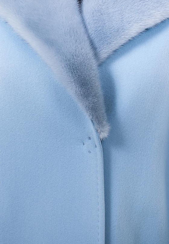 Голубое пальто M97VI-95