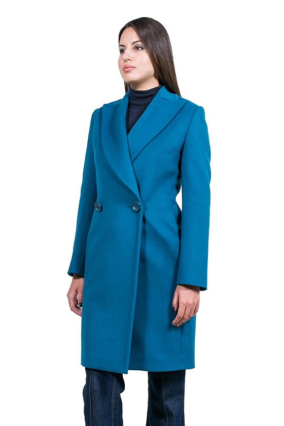 Приталенное пальто D16-100SLIM